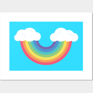 Rainbow Smile Upsidedown Posters and Art